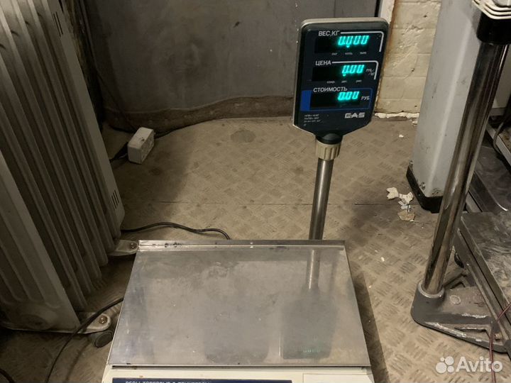 Весы с печатью этикеток Cas Lp 15R (vs 1.6)