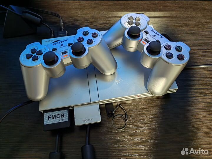 Sony playstation 2 silver прошитая