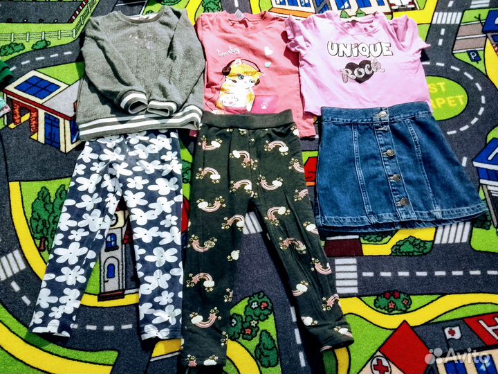 Вещи пакетом на девочку 98-104-110