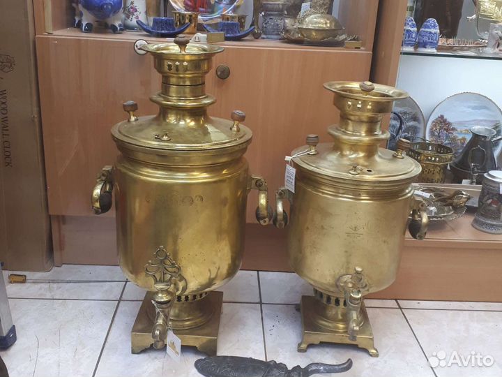 Самовары на дровах капельник поднос баба