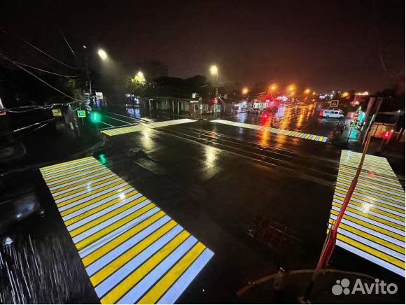 Гобо проектор - проекционный пешеходный переход