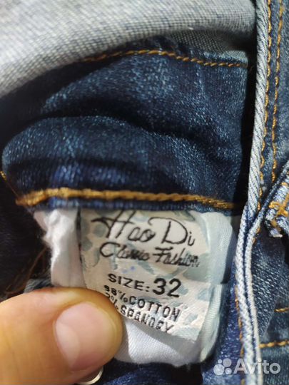 Джинсовый комбинезон