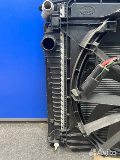 Диффузор с вентилятором радиатора Land Rover