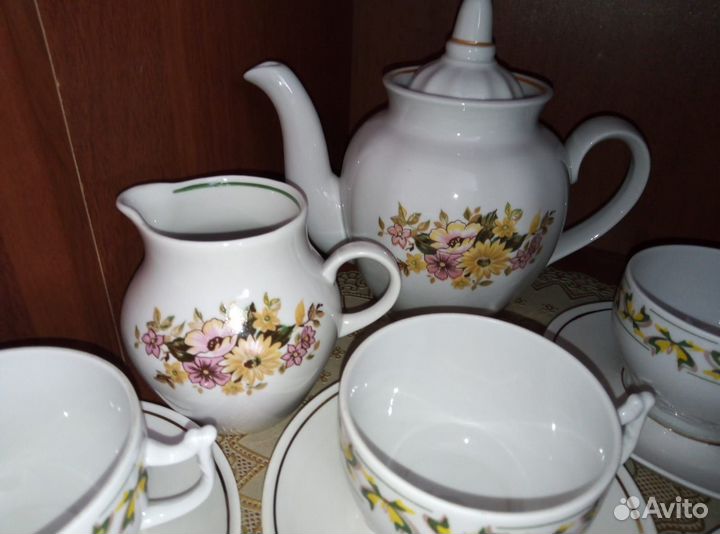 Сервиз чайный.Ссср.Фарфор.Новый