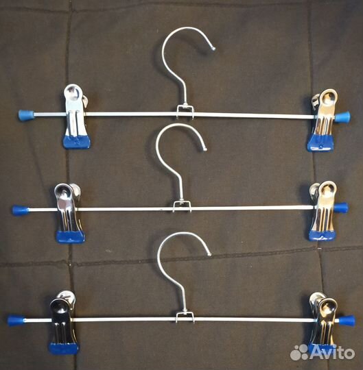 Вешалки для юбок и брюк (10 штук комплект)