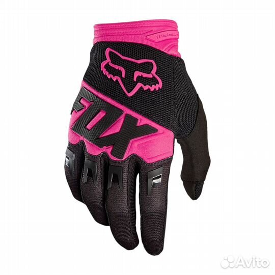 Мотоперчатки текстильные Fox NFG-11 розово-черные