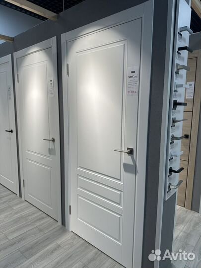 Двери межкомнатные белые