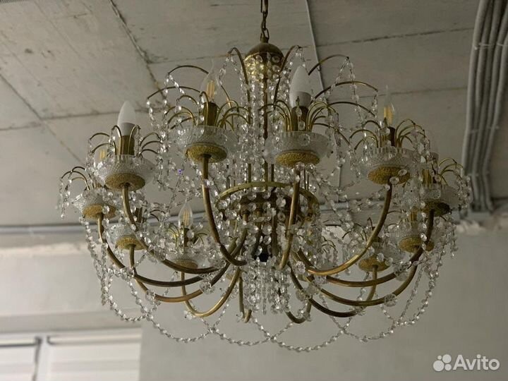 Хрустальная люстра preciosa bohemia (Чехия)