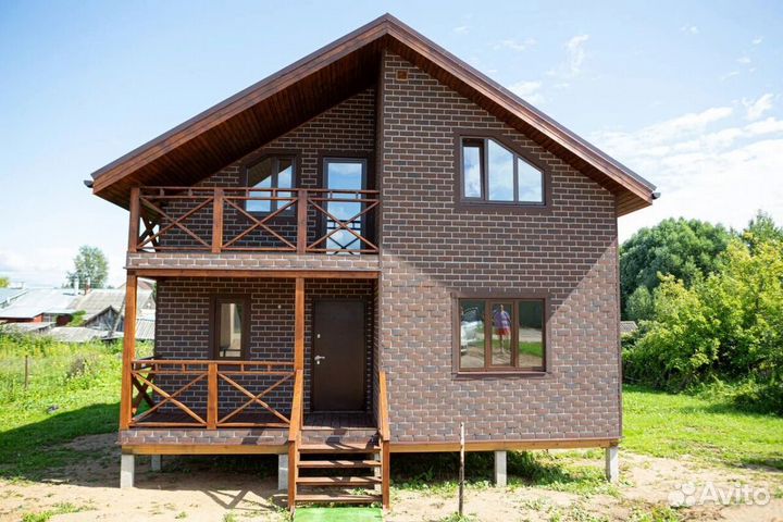 Hauberk фасадная плитка, кирпич Песчаный (2м2)