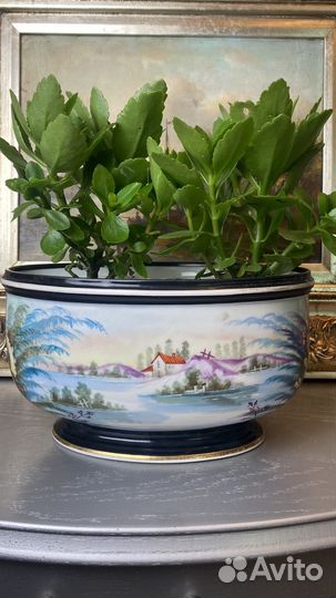 Кашпо ручная роспись