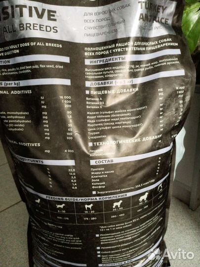 Сухой корм для собак