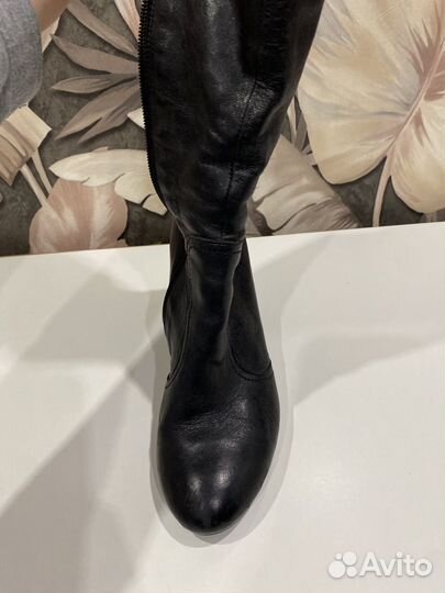 Сапоги женские натуральная кожа 36