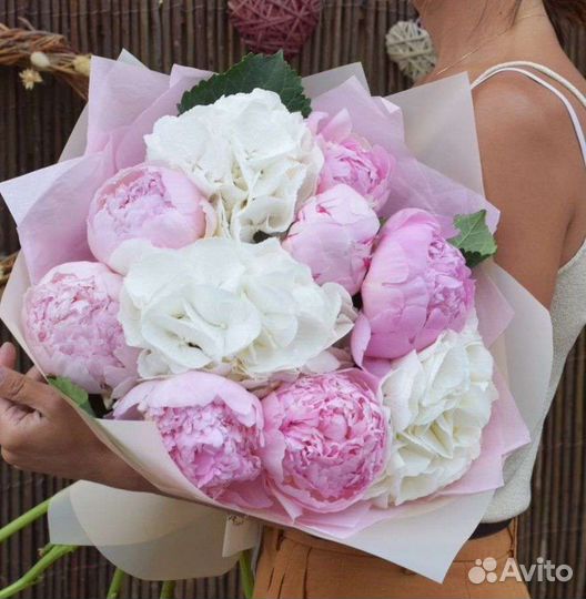 Пионы цветы букеты