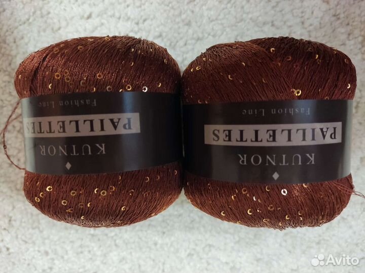 Пряжа микропаетки на полиэстере (Италия)