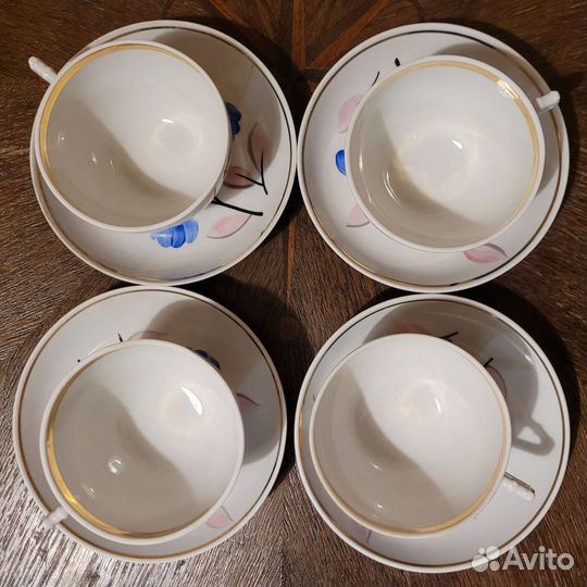 Чайные пары и чашка Дулёво