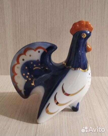 Фарфоровые Петушок-солонка, Рыба, Львёнок, СССР