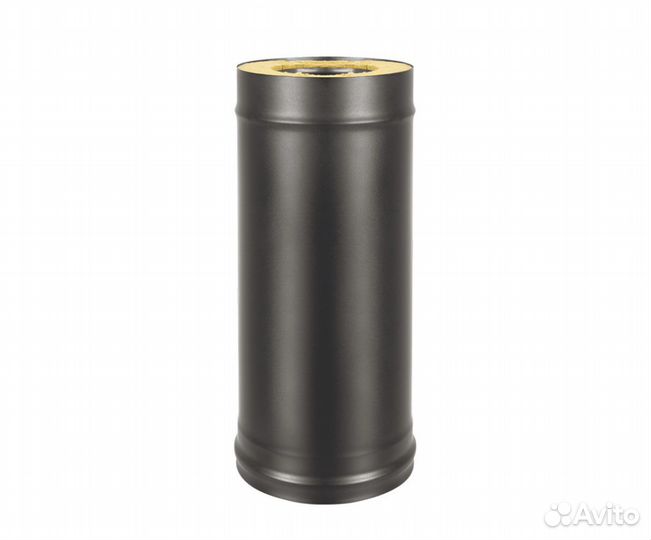 Сэндвич-трубы black (аisi 430/0,8мм) 1м