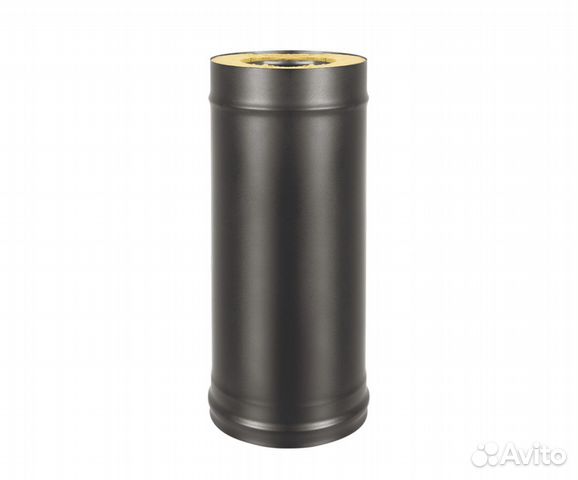 Сэндвич-трубы black (аisi 430/0,8мм) 1м