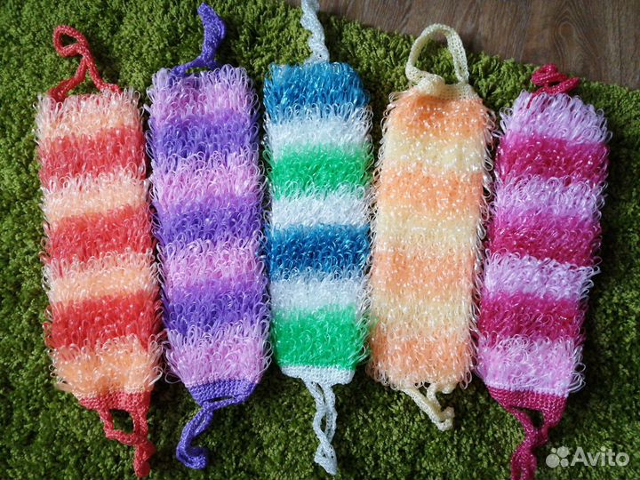 Мочалка ручной работы