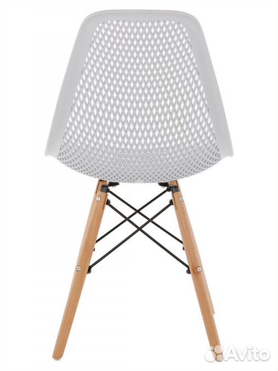 Стул ажурный в стиле eames DSW, белый NEW