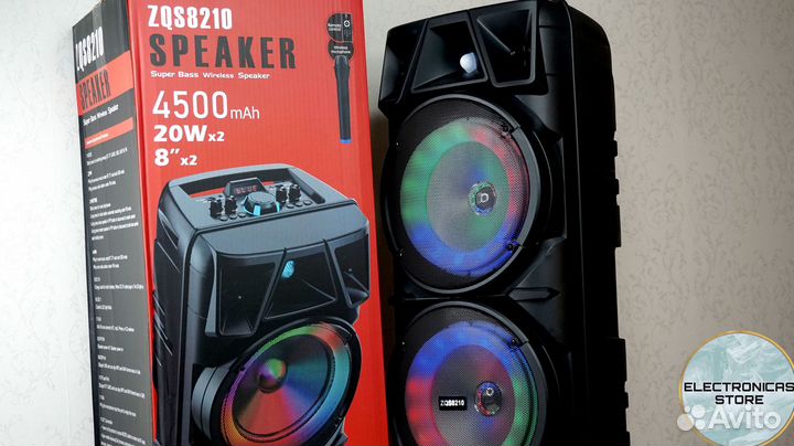 Колонка Спикер ZQS8210 Orange в Центре Города