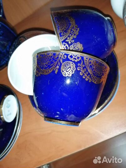 Чайный сервиз лфз кобальт Золото