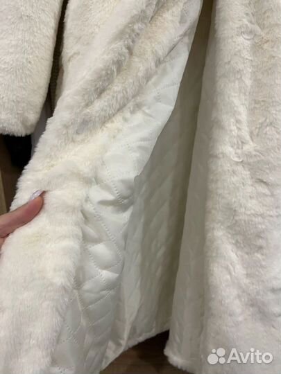 Шуба искусственная длинная