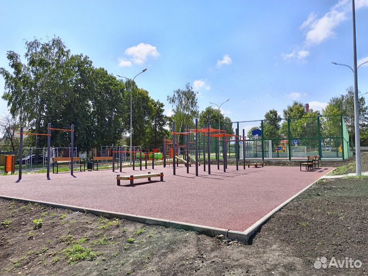 Бесшовное резиновое покрытие с гарантией