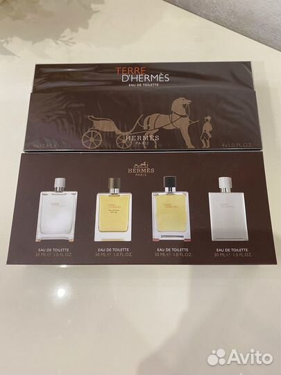 Мужской набор Hermes Terre d'Hermes 4*30 ml