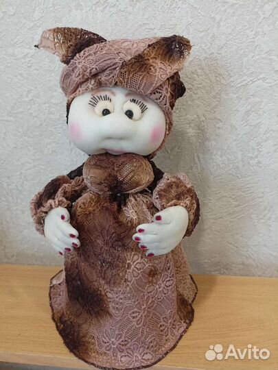 Кукла-грелка ручной работы