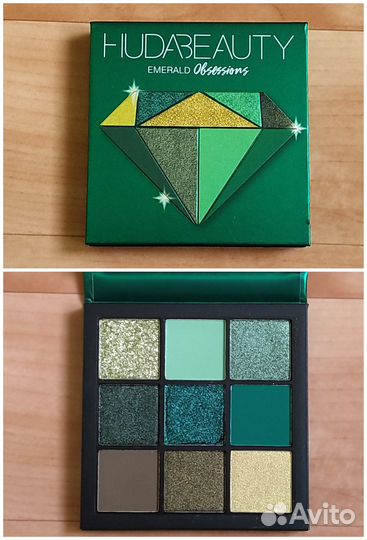 Палетки теней Huda Beauty