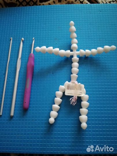 Скелет каркас для игрушек 19 см