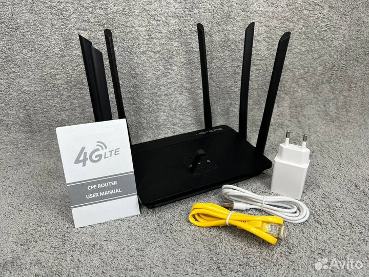 Wifi роутер 4g модем 6 антенн мощный CPE