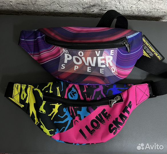 Поясные сумки детские с фигурным катанием