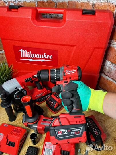 Milwaukee 4 в 1 безщеточный новый 18в