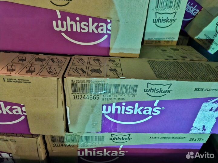 Блоки Whiskas