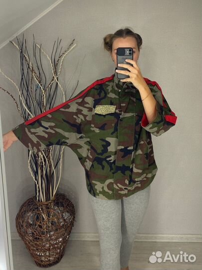 Жакет Zara камуфляж (XS-S-M)