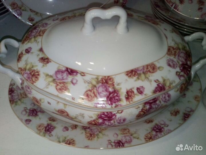 Сервиз столовый Костяной фарфор Fine Porcelain 10п