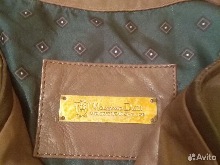 Кожанная косуха Massimo Dutti