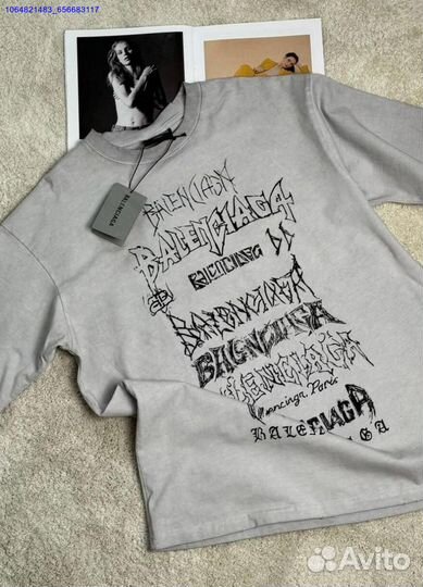 Женская футболка balenciaga (Арт.45849)