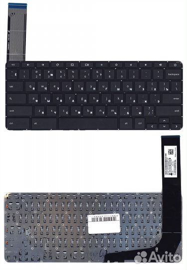Клавиатура для HP Chromebook 14 G3 G4 черная