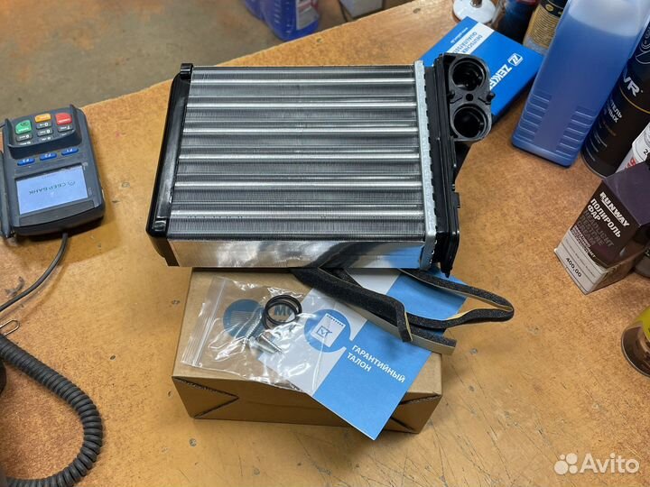 Радиатор отопителя renault logan