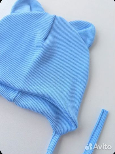 Шапочка весна-лето на завязках