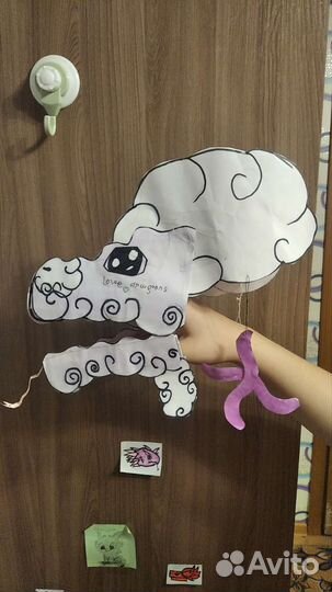 Бумажные драконы на руку