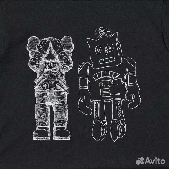 Футболка uniqlo kaws