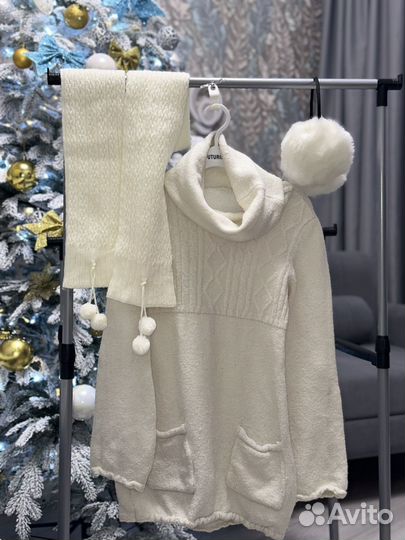 Новогодние свитера фемали лук для фотосессии