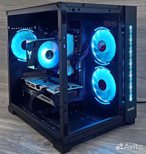 Мощный игровой компьютер Ryzen 5 7500f + 6600xt