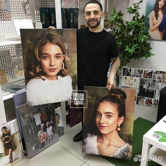 Печать на холсте по фото