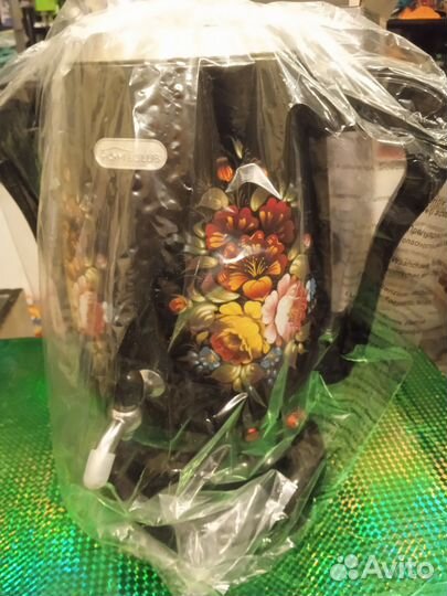 Самовар с заварочным чайником