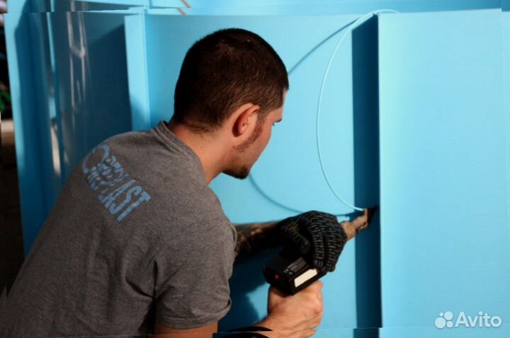 Купель квадратная с доставкой 1000х1500х1500мм